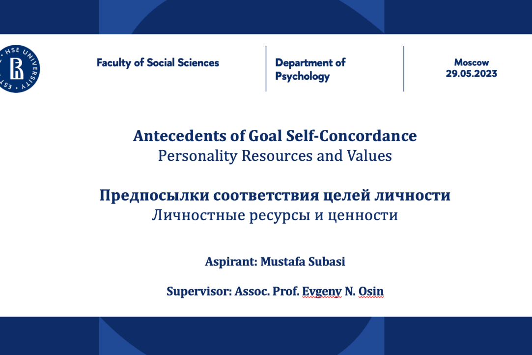 Antecedents of Goal Self-Concordance: Personality Resources and Values